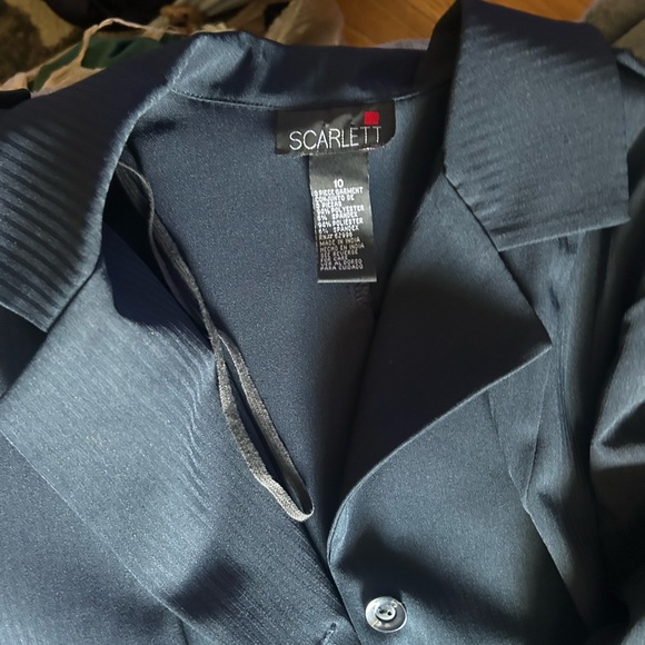 Scarlett Women's Navy Blazer - Picture 3 of 4